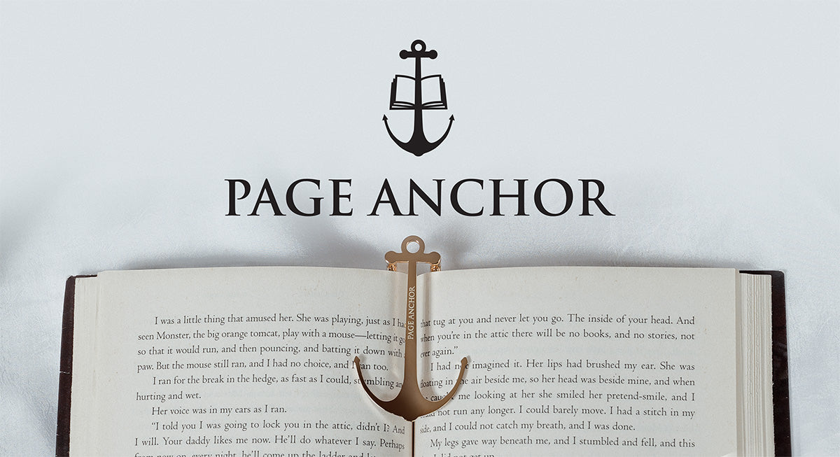 Anchor Page Holder Hands Free Reading Keep Book Open Personalized Cool Bookmark Appreciation Gift for Women Men Dad Mom Book Lovers Creative Unusual